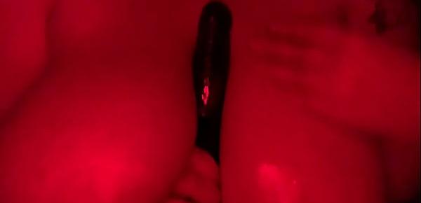  Red light oiled up titty fuck